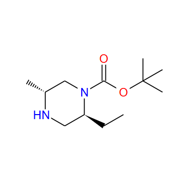 (2S,5R)-2-乙基-5-甲基-N-BOC-哌嗪,(2S,5R)-2-ETHYL-5-METHYL-N-BOC-PIPERAZINE