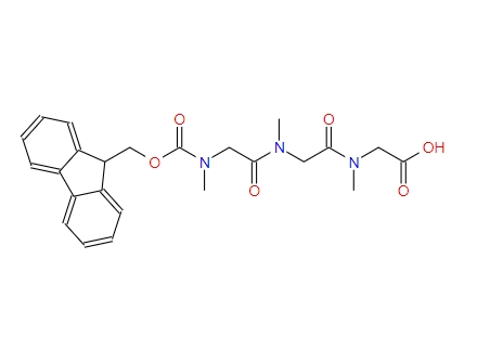 FMOC-肌氨酰-肌氨酰-肌氨酸,1-(9H-Fluoren-9-yl)-4,7,10-trimethyl-3,6,9-trioxo-2-oxa-4,7,10-triazadodecan-12-oic acid