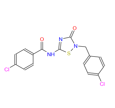 4-氯-N-(2-(4-氯苄基)-3-氧代-2,3-二氢-1,2,4-噻二唑-5-基)苯甲酰胺,O-304