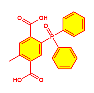 5-甲基-2-(二苯基磷酰基)对苯二甲酸,5-methyl-2-diphenylphosphinoylterephthalic acid