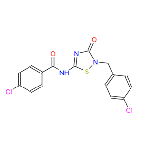 4-氯-N-(2-(4-氯苄基)-3-氧代-2,3-二氢-1,2,4-噻二唑-5-基)苯甲酰胺,O-304