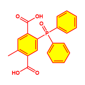 5-甲基-2-(二苯基磷酰基)对苯二甲酸,5-methyl-2-diphenylphosphinoylterephthalic acid