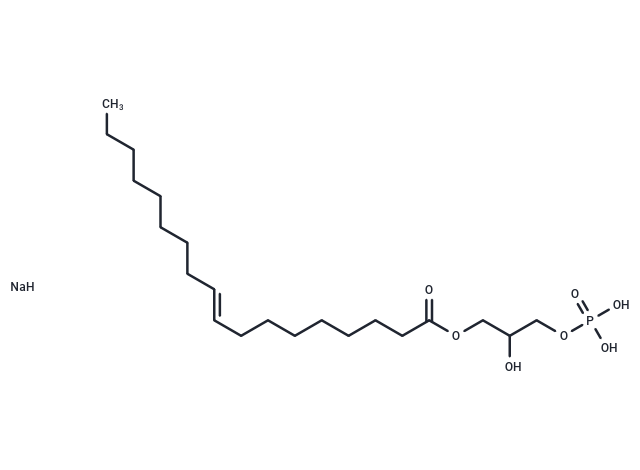 化合物 Oleoyl-L-alpha-lysophosphatidic acid sodium salt,Oleoyl-L-alpha-lysophosphatidic acid sodium salt