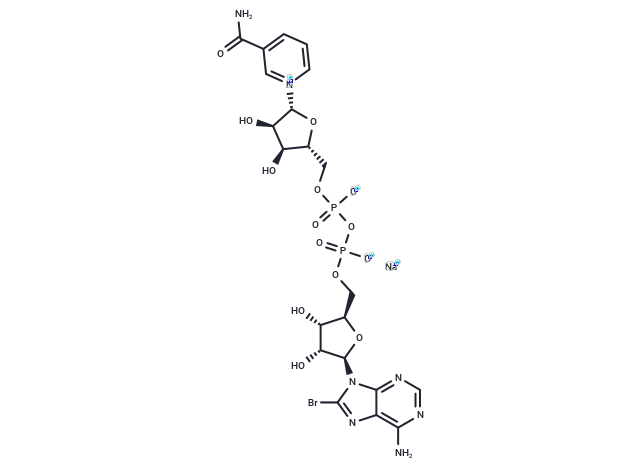 化合物 8-bromo NAD+ sodium,8-bromo NAD+ sodium
