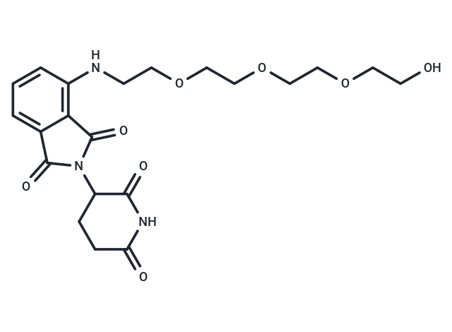 化合物T9382,Thalidomide-NH-C2-PEG3-OH