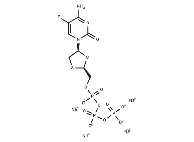 化合物 Emtricitabine triphosphate tetrasodium salt,Emtricitabine triphosphate tetrasodium salt