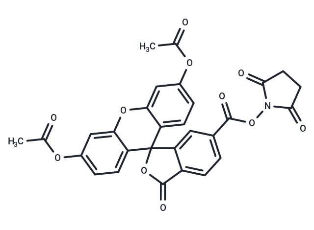 化合物6-CFDA N-succinimidyl ester,6-CFDA N-succinimidyl ester