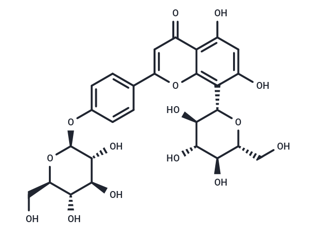 牡荆素葡萄糖苷,Vitexin 4'-glucoside