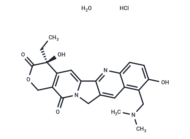 化合物 Topotecan hydrochloride hydrate,Topotecan hydrochloride hydrate