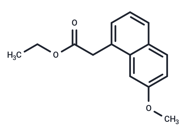 化合物 7-Methoxy-1-naphthaleneacetic acid ethyl ester,7-Methoxy-1-naphthaleneacetic acid ethyl ester