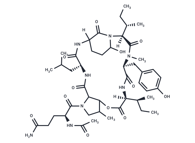 化合物 Nostopeptin B,Nostopeptin B