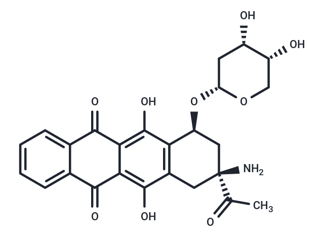 化合物 Amrubicin HCl,Amrubicin HCl
