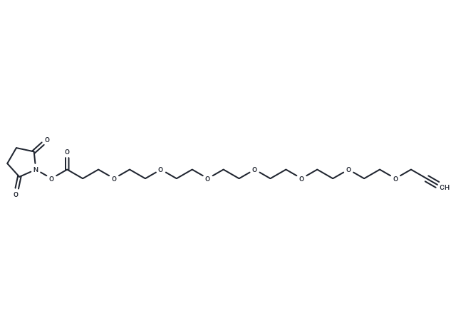 化合物 Propargyl-PEG7-NHS ester,Propargyl-PEG7-NHS ester