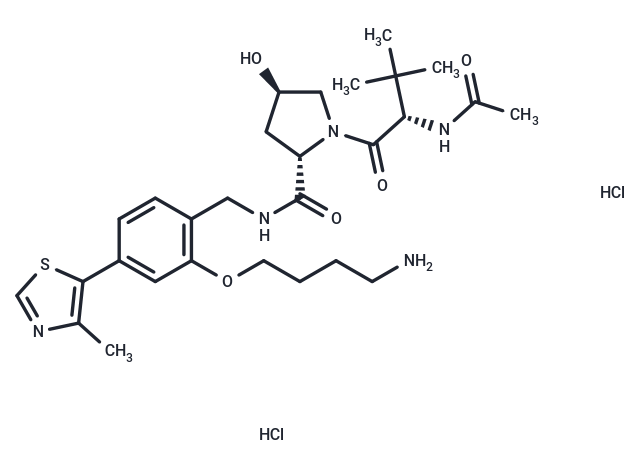 VH 032 phenol-alkylC4-amine,(S,R,S)-AHPC-phenol-C4-NH2 dihydrochloride