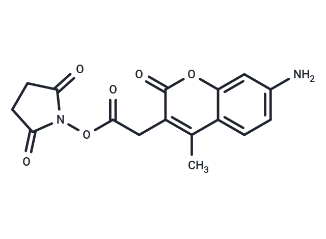 7-羟基-4-甲基香豆素-3-乙酸琥珀酰亚胺酯,AMCA-H N-succinimidyl ester