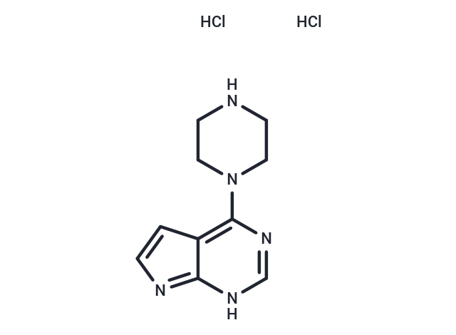 1-{1H-pyrrolo[2,3-d]pyrimidin-4-yl}piperazine 盐酸盐,1-{1H-pyrrolo[2,3-d]pyrimidin-4-yl}piperazine 2HCl