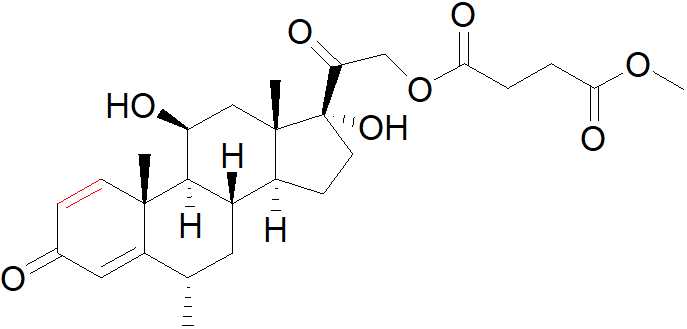 甲泼尼龙琥珀酸酯杂质3；甲泼尼龙-21-琥珀酸甲酯,Methylprednisolone Hydrogen Succinate  Impurity 3;Methylprednisolone-21 methyl succinate