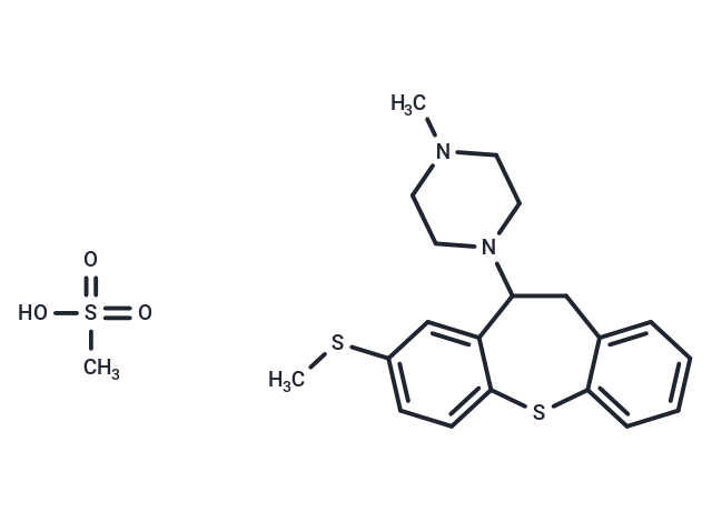 化合物 Methiothepin methanesulfonate,Methiothepin methanesulfonate