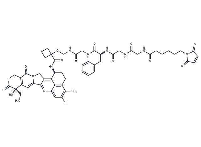 化合物 MC-Gly-Gly-Phe-Gly-Cyclobutanecarboxylic-Exatecan,MC-Gly-Gly-Phe-Gly-Cyclobutanecarboxylic-Exatecan