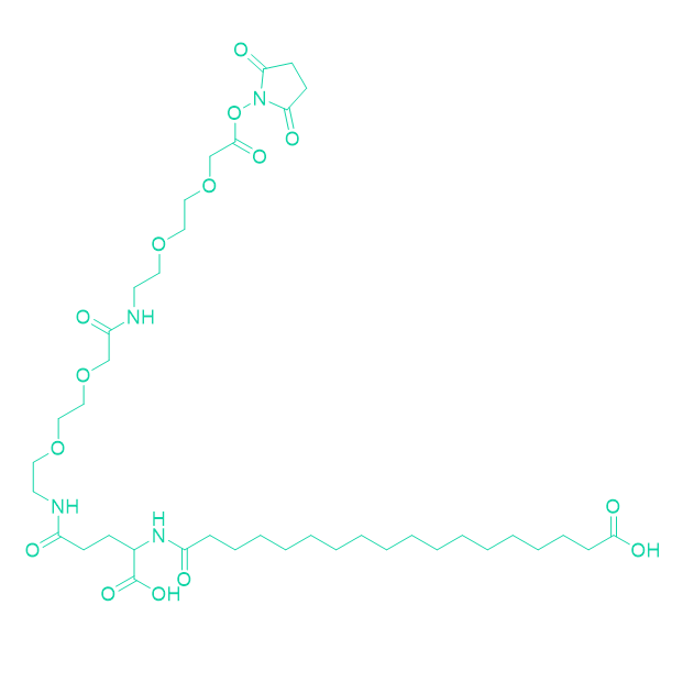 索玛鲁肽侧链-OSU裂解体；索马鲁肽杂质12,Ste-Glu(AEEA-AEEA-OSu)-OH