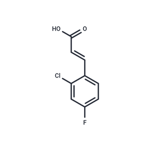 化合物 (E)-3-(2-Chloro-4-fluorophenyl)acrylic acid|T67409|TargetMol