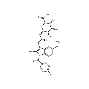 化合物 Indomethacin Acyl Glucuronide|T84973|TargetMol