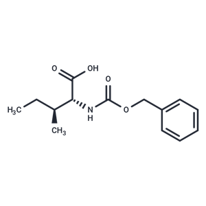 化合物 (2R,3S)-2-(((Benzyloxy)carbonyl)amino)-3-methylpentanoic acid|T66566|TargetMol