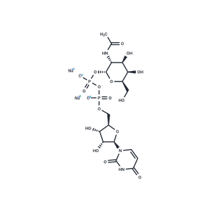 化合物 UDP-GalNAc disodium,UDP-GalNAc disodium