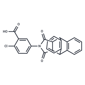 化合物 T8833,2-chloro-5-(16,18-dioxo-17-azapentacyclo[6.6.5.0~2,7~.0~9,14~.0~15,19~]nonadeca-2,4,6,9,11,13-hexaen-17-yl)benzoic acid