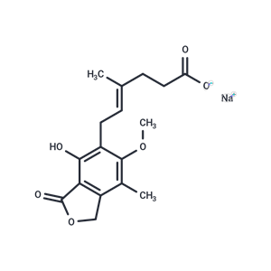 化合物 Mycophenolic acid sodium|T61099|TargetMol