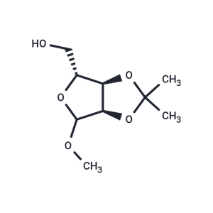 化合物 ((3aR,4R,6aR)-6-Methoxy-2,2-dimethyltetrahydrofuro[3,4-d][1,3]dioxol-4-yl)methanol|T66627|TargetMol