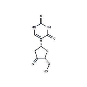 化合物 (2R-cis)-5-[Tetrahydro-5-(hydroxymethyl)-4-oxo-2-furanyl]-2,4(1H,3H)-pyrimidinedione|TNU1444|TargetMol