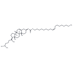 化合物 (3S,8S,9S,10R,13R,14S,17R)-10,13-Dimethyl-17-((R)-6-methylheptan-2-yl)-2,3,4,7,8,9,10,11,12,13,14,15,16,17-tetradecahydro-1H-cyclopenta[a]phenanthren-3-yl (Z)-octadec-9-en-1-yl carbonate|T65075|TargetMol