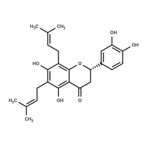 化合物 6,8-Diprenyleriodictyol,6,8-Diprenyleriodictyol