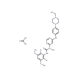 化合物 Infigratinib acetate,Infigratinib acetate