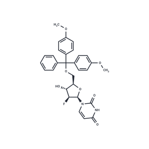 化合物 5’-O-(4,4’-Dimethoxytrityl)-2’-deoxy-2’-fluoro-b-D-arabinouridine|TNU1172|TargetMol