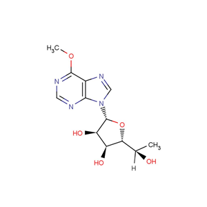 化合物 6-Methoxy-9-(beta-D-5(R)-methylribofuranosyl)-9H-purine,6-Methoxy-9-(beta-D-5(R)-methylribofuranosyl)-9H-purine