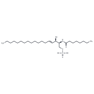 化合物 C8 Ceramide-1-phosphate (d18:1/8:0)|T84619|TargetMol
