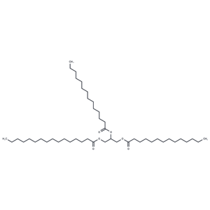 化合物 1,2-Dimyristoyl-3-palmitoyl-rac-glycerol|T85075|TargetMol