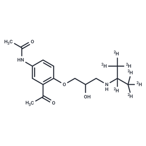 化合物 Diacetolol D7,Diacetolol D7