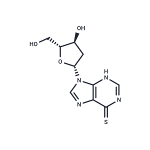 化合物 6-Mercapto-9-(2’-deoxy-beta-D-ribofuranosyl)purine,2′-Deoxy-6-thioinosine