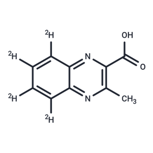 3-甲基-喹啉-2-甲酸-d4,3-Methyl-2-quinoxalinecarboxylic Acid-d4