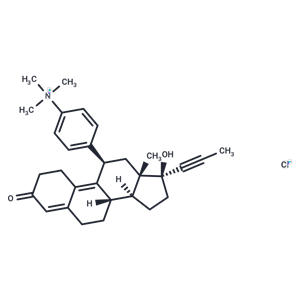 化合物 Mifepristone methochloride|T71460|TargetMol