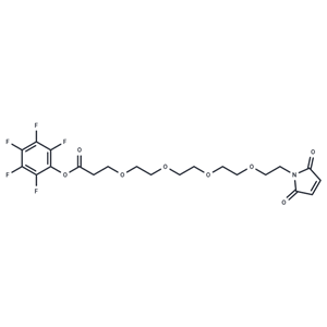 化合物 Mal-PEG4-PFP ester,Mal-PEG4-PFP ester
