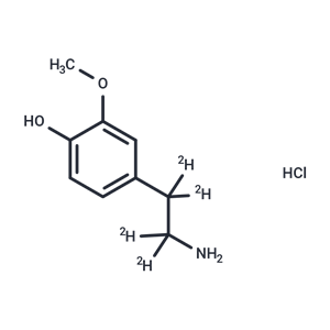 3-甲氧酪胺 d4 盐酸盐,3-Methoxy Dopamine-d4 Hydrochloride