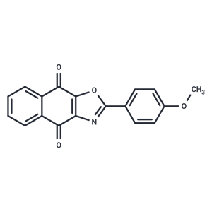 化合物 2-(4-Methoxyphenyl)naphtho[2,3-d]oxazole-4,9-dione|TNU0861|TargetMol