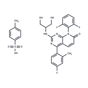 化合物 Dilmapimod tosylate,Dilmapimod tosylate