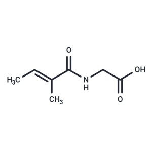 化合物 (E)-2-(2-Methylbut-2-enamido)acetic acid|T65378|TargetMol