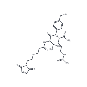 化合物 Mal-PEG1-Val-Cit-PABC-OH|T18268|TargetMol