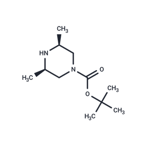 化合物 (3R,5S)-rel-tert-Butyl 3,5-dimethylpiperazine-1-carboxylate|T66367|TargetMol